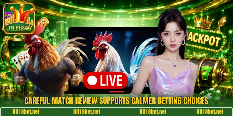 Careful match review supports calmer betting choices