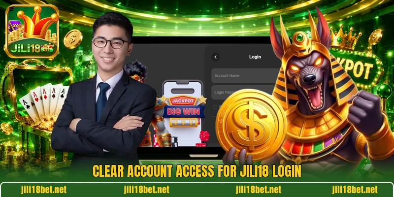 Clear account access for JILI18 login