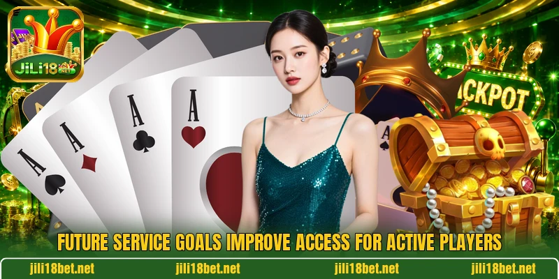 Future service goals improve access for active players Future service goals improve access for active players