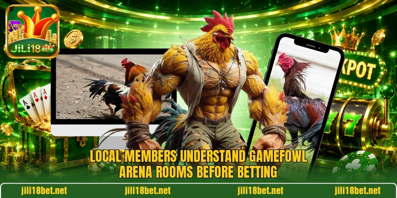 Local members understand gamefowl arena rooms before betting
