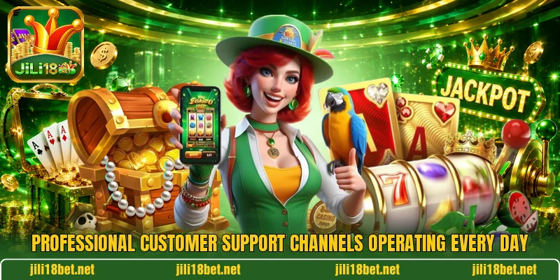 Professional customer support channels operating every day