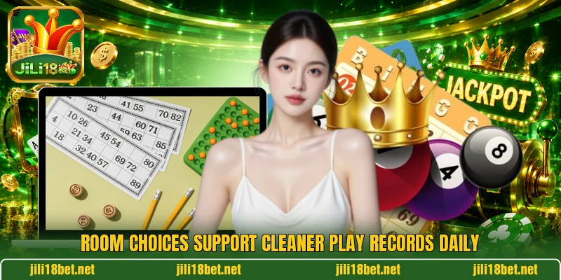 Room choices support cleaner play records daily Room choices support cleaner play records daily